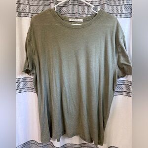 We the free olive green tee
